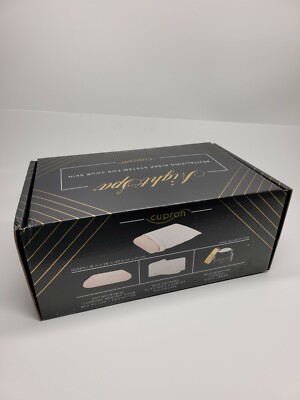 Night Spa Revitalizing Sleep System Memory Foam Pillow Set Cupron Cream 