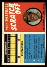 1970 Topps Scratch-Offs Baseball #7 Nate Colbert VG *d2