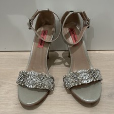 BETSEY JOHNSON GABRIEL RHINESTONES SPECIAL OCCASION SHOES SZ 7