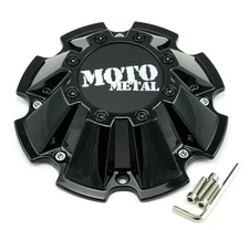 NEW Moto Metal Gloss Black Wheel Center Cap w/ Screws 5/6/8 Lug MO962 MO200