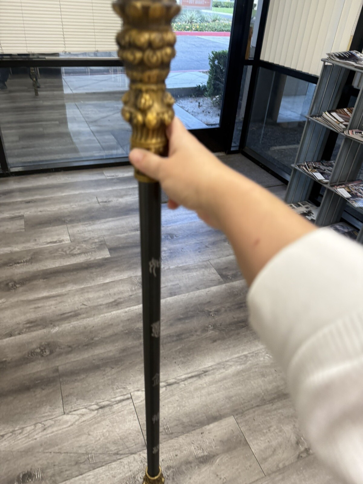 Monkey King Staff 53” Kungfu Gold Metal  Wushu Sticks 1:1