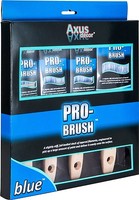 Axus Decor 4Pce Synthetik Pro-Brush Pinsel Set 2.5X3.8Cm,5.1X5.1Cm & 2.5X7.6Cm