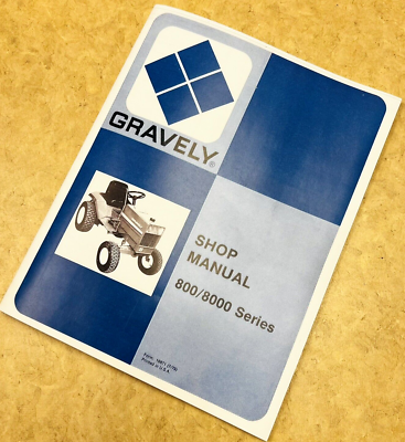#ad #ad Gravely 816S 8162 8163B 8166 8167 8177 Garden Tractor Service Manual Repair Shop $16.97
