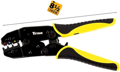 Titan 11477 Ratcheting Wire Terminal Crimper