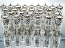 1x NEW ECC82 - Telefunken 12AU7 Rip Plate Röhre Tube Roe-V-10  Testet