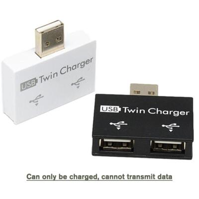 1 zu 2 Port USB 2.0 Stecker USB Dual Splitter Hub Kabel Adapter Konverter X6A2