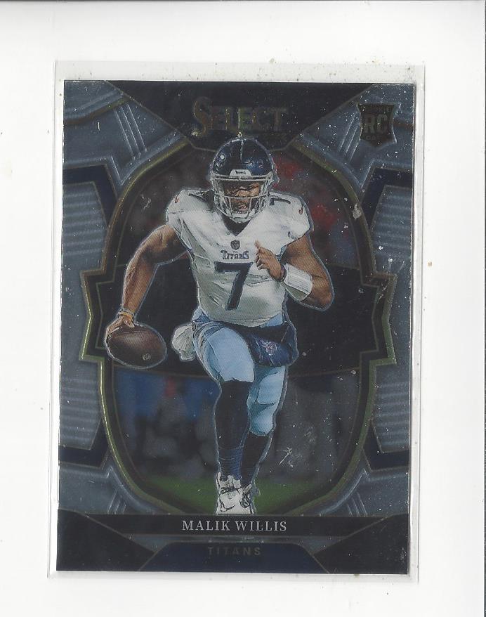 2022 Select #38 Malik Willis RC Rookie Titans