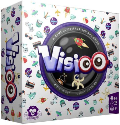 Visioo Card Game by Captain Macaque - Game of Observation & Speed - New Sealed