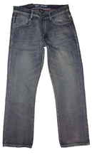 Men's Tool Jeans world authentic denim wear straight leg blue jeans 34Wx32L