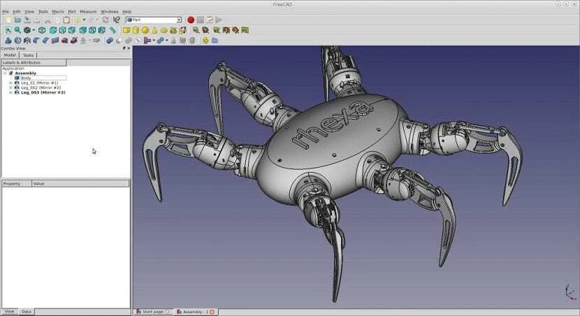 Software de diseño de modelado gráfico paramétrico FreeCAD PRO 2D 3D-CNC-DWG-Windows-CD Foto 3 de 4