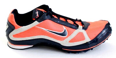 Nike Zoom Rival MD IV Mango & Obsidian Track & Field Shoes Men's 13 NEW