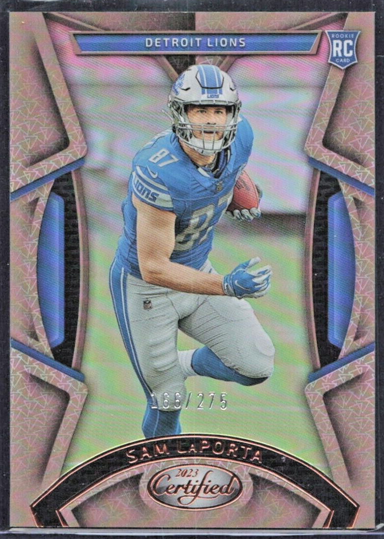 2023 Certified Mirror Bronze 166/275 #138 Sam LaPorta RC - Detroit Lions - MINT