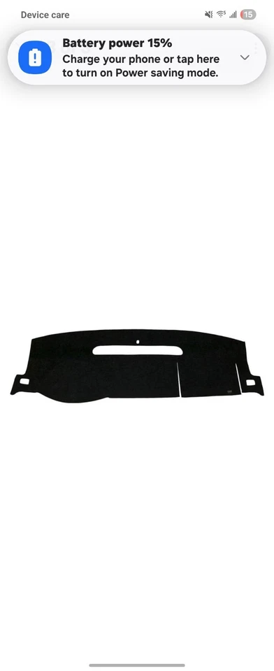 Cubierta de tablero negra para GMC Yukon XL 1500 07-14 Dash-Topper Dashtex Foto 4 de 4