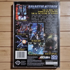 Acclaim Galactic Attack Sega Saturn CD Jewel Case Original Game Case T-8116H