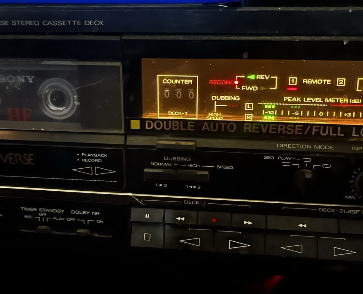 Fisher Studio Standard CR‑W880 Double Stereo Cassette Deck Read
