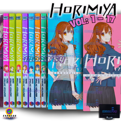 Horimiya Volume 1-17 Manga English Full Set Comic Books New by