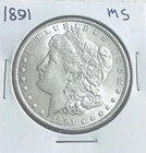 1891 p morgan silver dollar High Grade Great Eye Appeal Totally Uncirculated