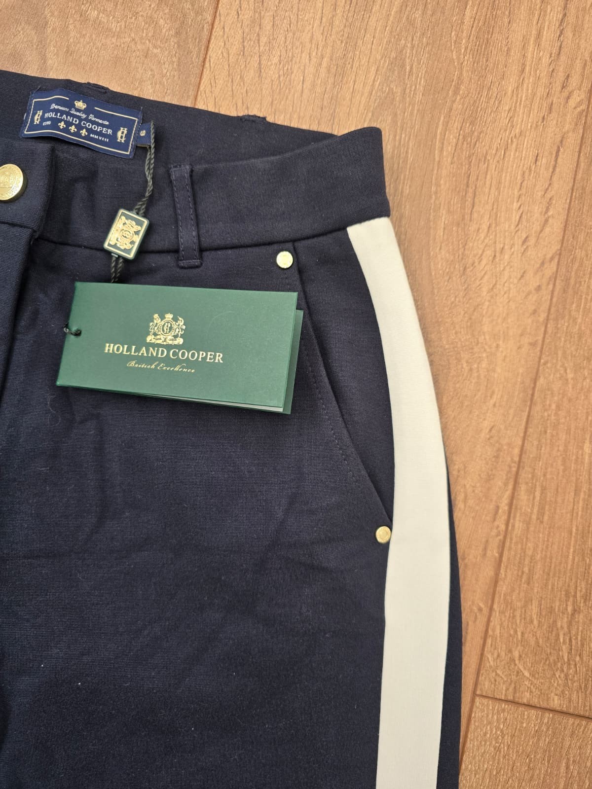 Holland Cooper Jersey Slim Trouser Navy Size 6 / 8 / 10 / 12 / 14 / 16  RRP £89