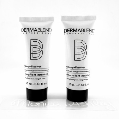 2x Dermablend Professional Makeup Dissolver 20ml/.68 Oz Each, Discontinued NEW