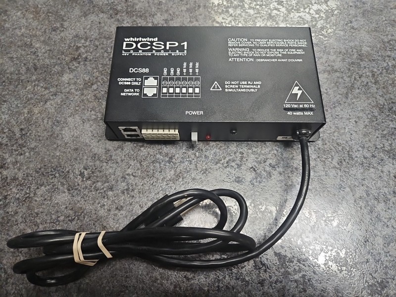 WHIRLWIND DCSP1 Phantom Power Supply  48V 