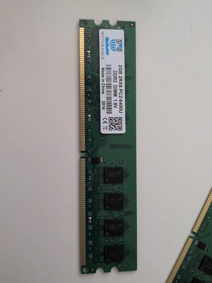 2gb 2rx8 Pc2-6400U DDR2 Dimm 1.8v Motoeagle - Photo 3/3