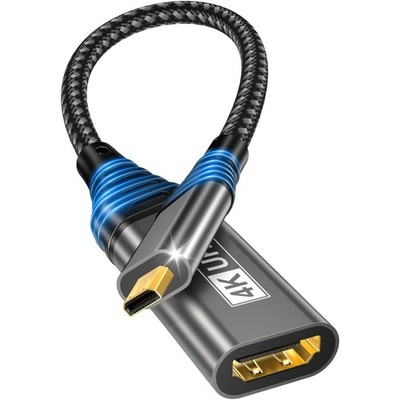 Hochwertiger Micro HDMI Adapter - Unterstützt HDR, Dolby Vision & 3D Gaming