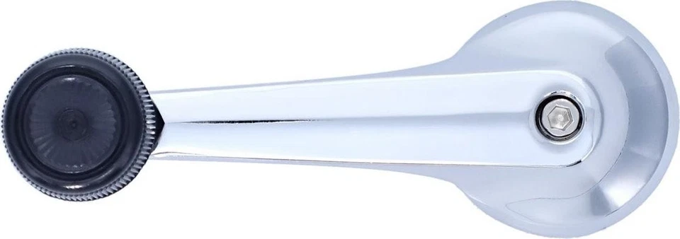 Manivela de ventana larga Ford Mustang II 74-78 con perilla negra izquierda derecha Foto 2 de 4