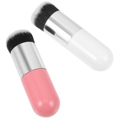2 Pcs Foundation Pinsel Foundation-Pinsel Make-up-Grundierungspinsel