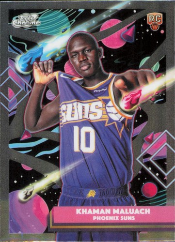 Khaman Maluach – 2025-26 Topps Cosmic Chrome Basketball · Base Cards #17 Khaman Maluach