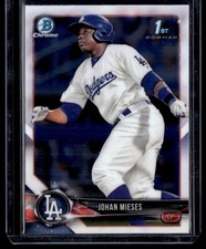 JOHAN MIESES 2018 BOWMAN CHROME PROSPECTS LOS ANGELES DODGERS #BCP19 1ST BOWMAN