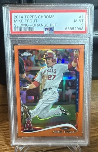2014 Topps Chrome - Mike Trout #1 Orange Refractor