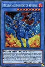 Yu-Gi-Oh TCG HISU-DE006 SE Cerulean Heiliger Phönix von Nephthys Versteckte Beschwörer