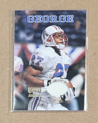 1998 Playoff Momentum SSD Team Threads Home Jerseys Eddie George #15