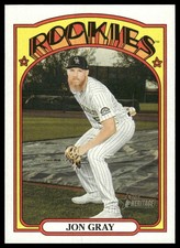 Jon Gray 2021 Topps Heritage #419 Colorado Rockies