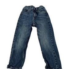 Wrangler 20X Jeans Kids Size 5 Regular Blue Denim Western Adjustable Waist Pants