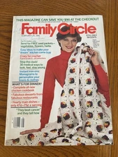 Vintage 1981 Family Circle Magazine Book Paperback