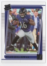 2021 DONRUSS CLEARLY RATED ROOKIE Tylan Wallace Rookie Baltimore Ravens #274