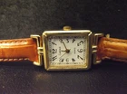 Vintage Carriage by Timex Women's Watch New Battery Genuine Leather Band, Works.