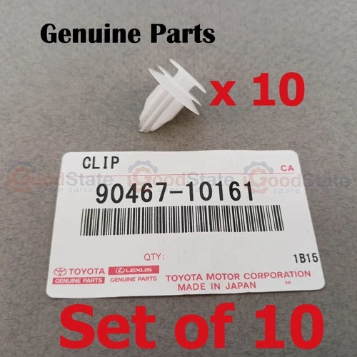 Genuine Avensis ZZT251 ZZT250 ZZT221 ZZT220 ST220 CT220 CDT250 CDT220 Clip x10 - Picture 1 of 3