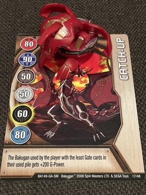 Bakugan Red Pyrus B1 Delta Dragonoid Heavy Metal 310G Open Core Does Not Close