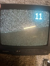 Sylvania tvk139 13in Vintage CRT TV No Remote Retro Gaming WORKS PERFECTLY