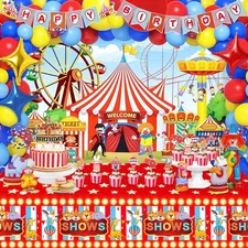 164 PCS Carnival Theme Party Decorations, Circus Birthday Party Decorations I...