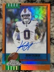 2025 Topps Chrome Keon Coleman Orange Refractor (RAW)