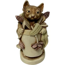 Harmony Kingdom England Treasure Jests Box Algenon 1997 Cat