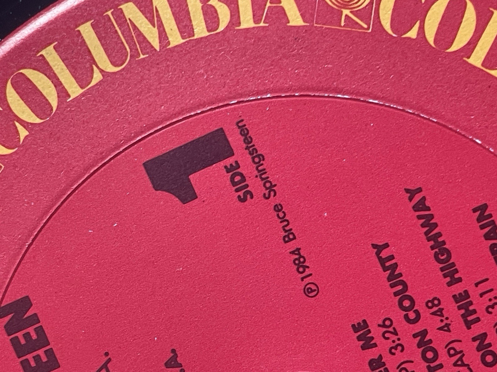 Bruce Springsteen 1984 Born In The USA  Record 33 RPM 12" Vinyl LP Columbia  thumbnail 10