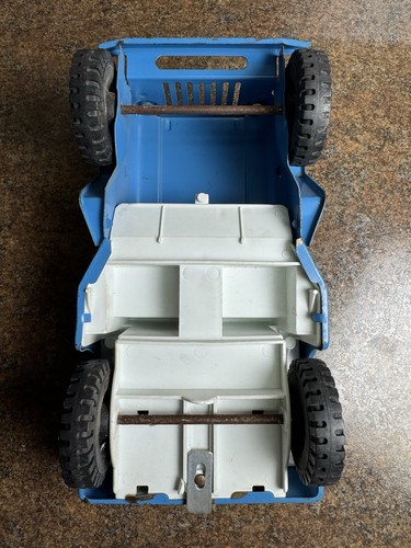 Vintage 1960s Tonka Jeep Blue Pressed Steel - Picture 6 of 10