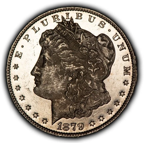 1879-S $1 Peace Dollar - Error Lamination - Proof-Like CAM BU - SKU-D7371