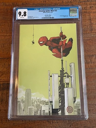 AMAZING SPIDER-MAN #23 CGC 9.8 BACHALO BOSTON CON VIRGIN VARIANT LTD 500
