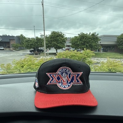 Vintage 90s Super BowI American Needle Air Head Fitted Hat Size M Black NFL