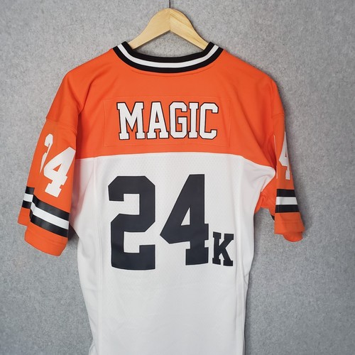 Bruno Mars x Cross Colours x Mitchell & Ness 24K Magic Tour Jersey Music Sz Med - Picture 8 of 14